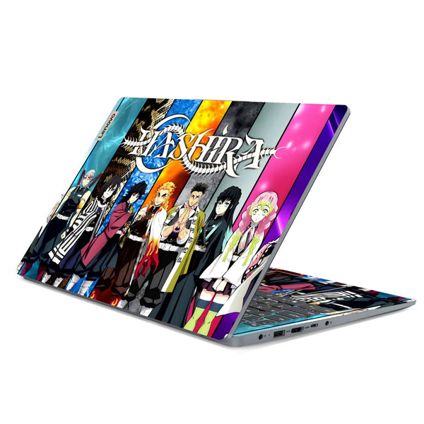 3M Material Textured Embossed Laptop Skin - Demon Slayer Hashira Pillars Poster