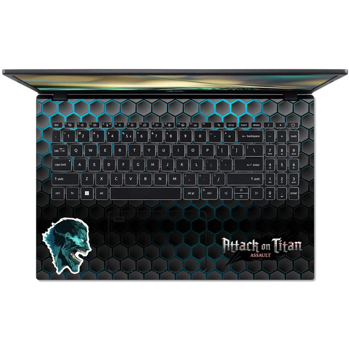 Acer Laptop Skin - Honeycomb Attack on Titan