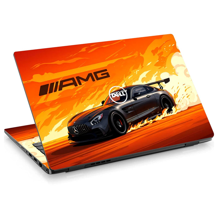 3M Material Textured Embossed Laptop Skin - Mercedes AMG GT Black Series Car