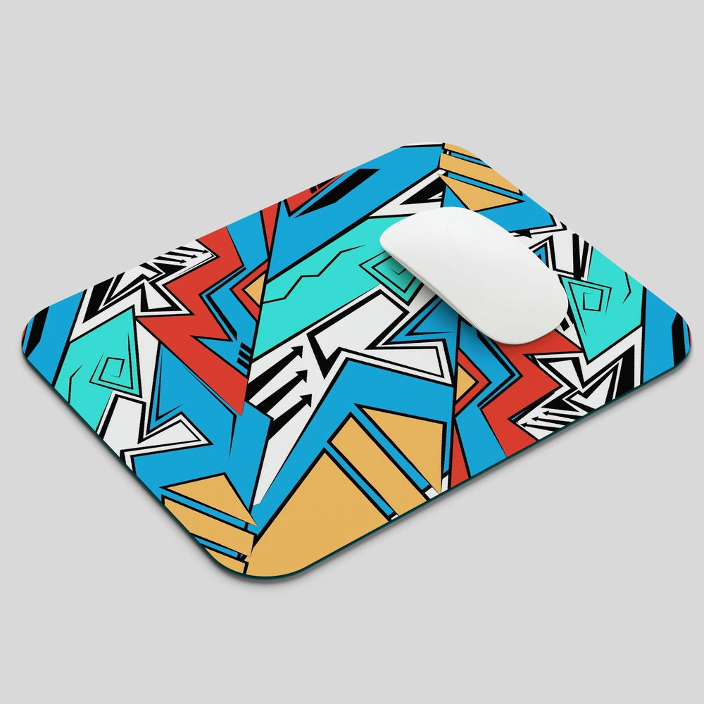 Stylish Three Black Arrows AbstractAbstract Fluid Art Mouse Pad ...