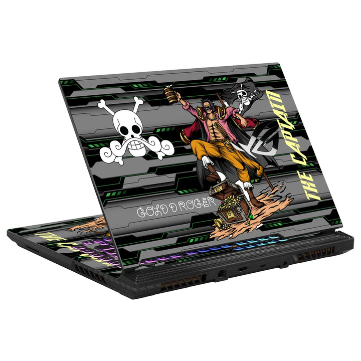 3M Material Textured Embossed Laptop Skin - One Piece Luffy Gear Five Captain