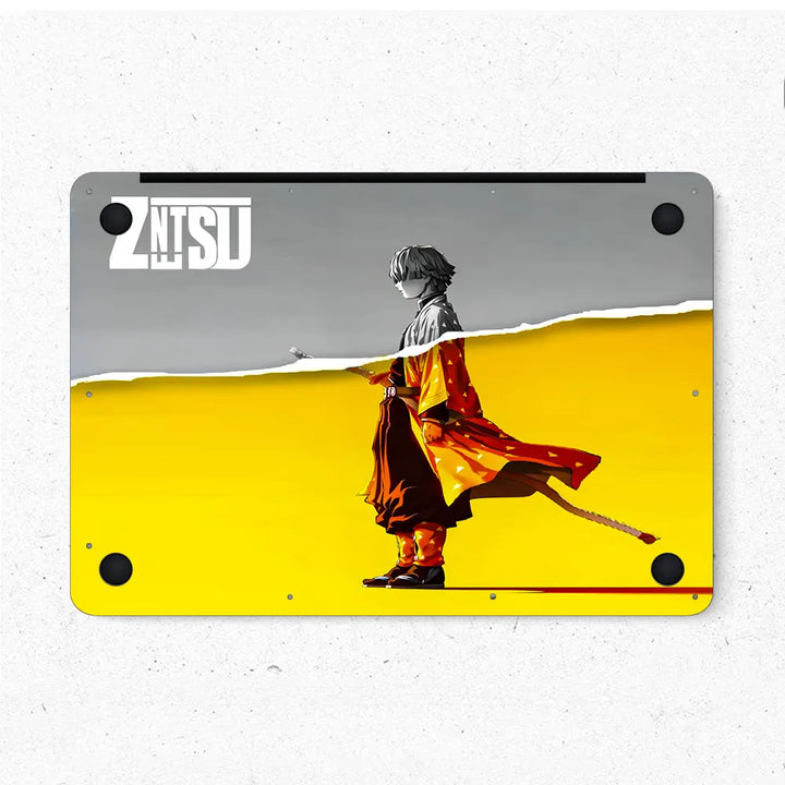 MacBook Laptop Skin - Zenitsu Thunder Slayer