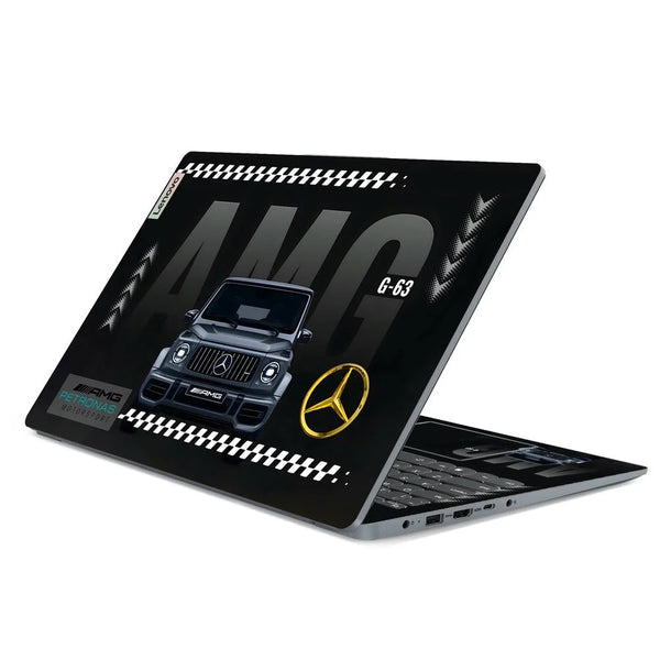 3D Embossed Laptop Skin - Mercedes AMG G63 Black
