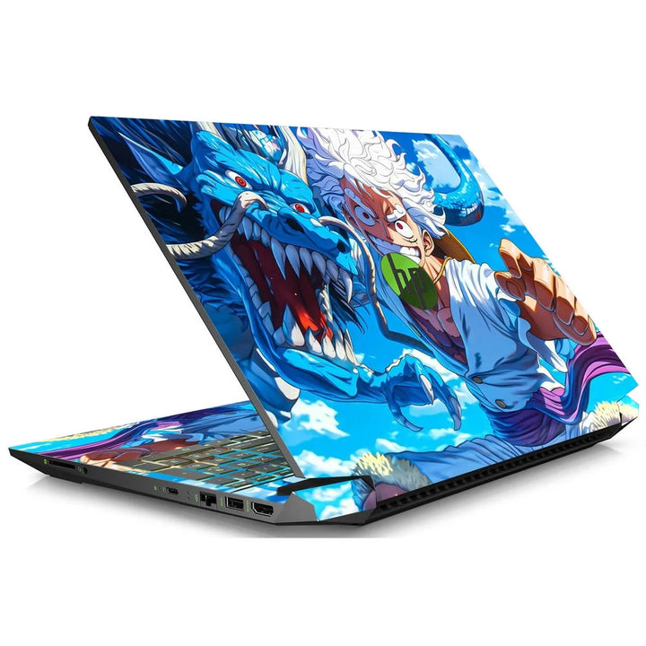 3D Embossed Laptop Skin - Luffy Dragon Art