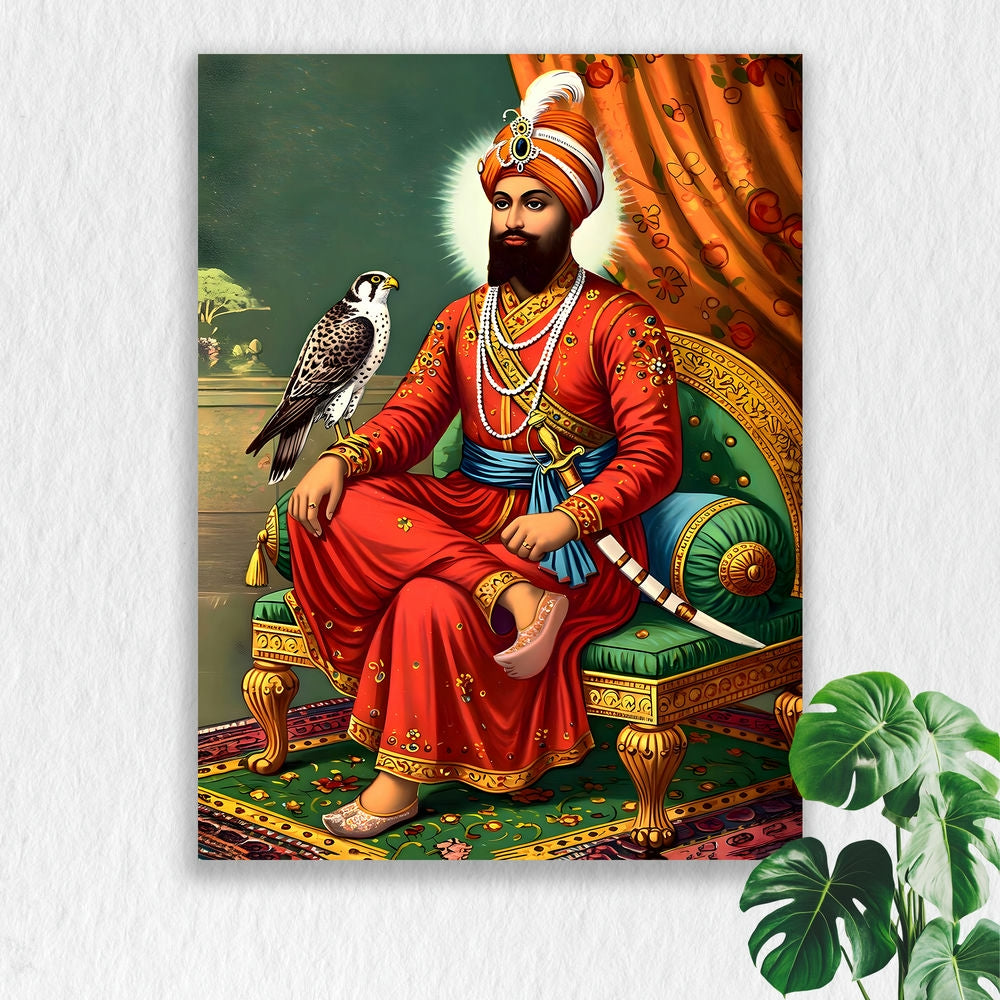 Self Adhesive Textured Vinyl Poster - Guru Gobing Singh Ji – SkinsLegend