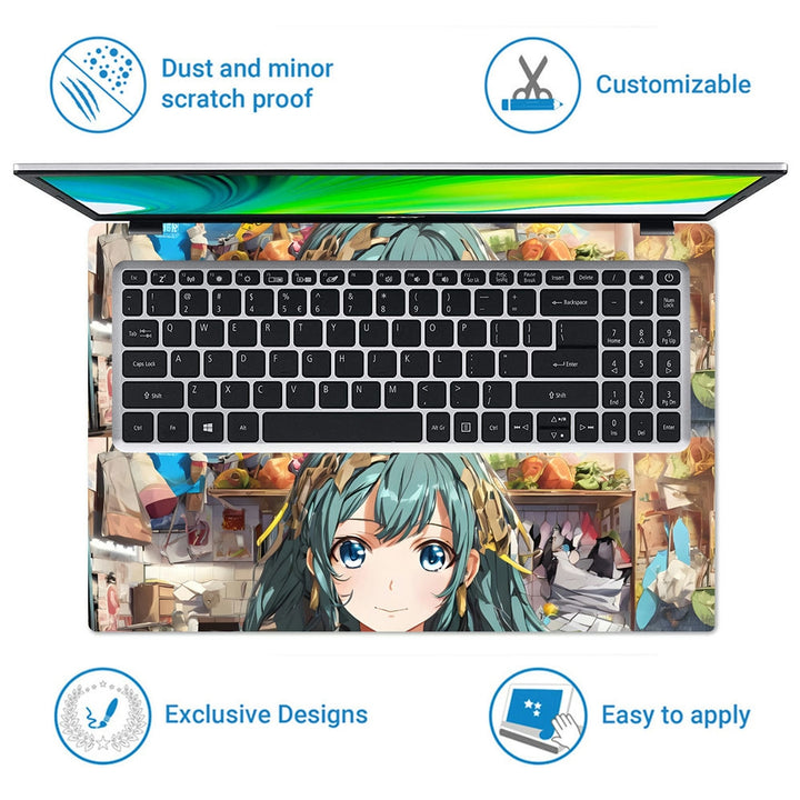Laptop Skin - Anime Girl
