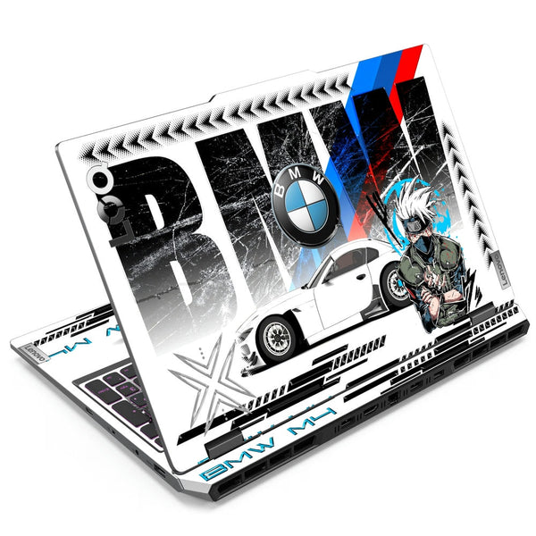 3D Embossed Laptop Skin - BMW M4 Drift Car