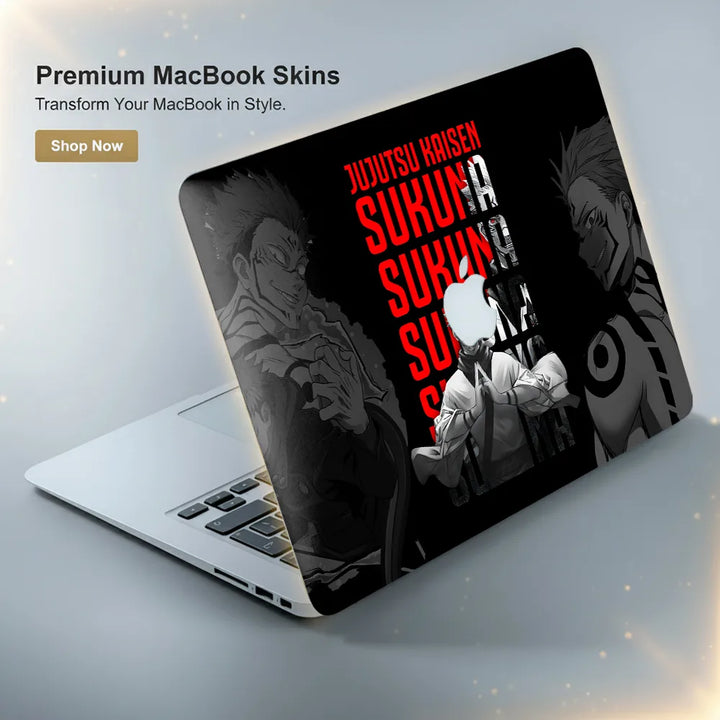 MacBook Laptop Skin - Jujutsu Kaisen Sukuna Tattoo Art