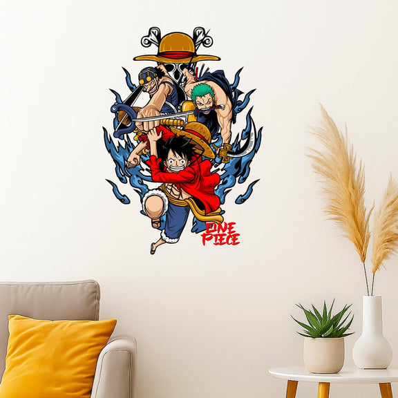 One Piece Luffy Premium Large Size Wall Decal | Buy Online Now ...