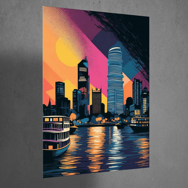 High-Quality Metal Posters - City Art | Vibrant Colors & Sharp Details ...