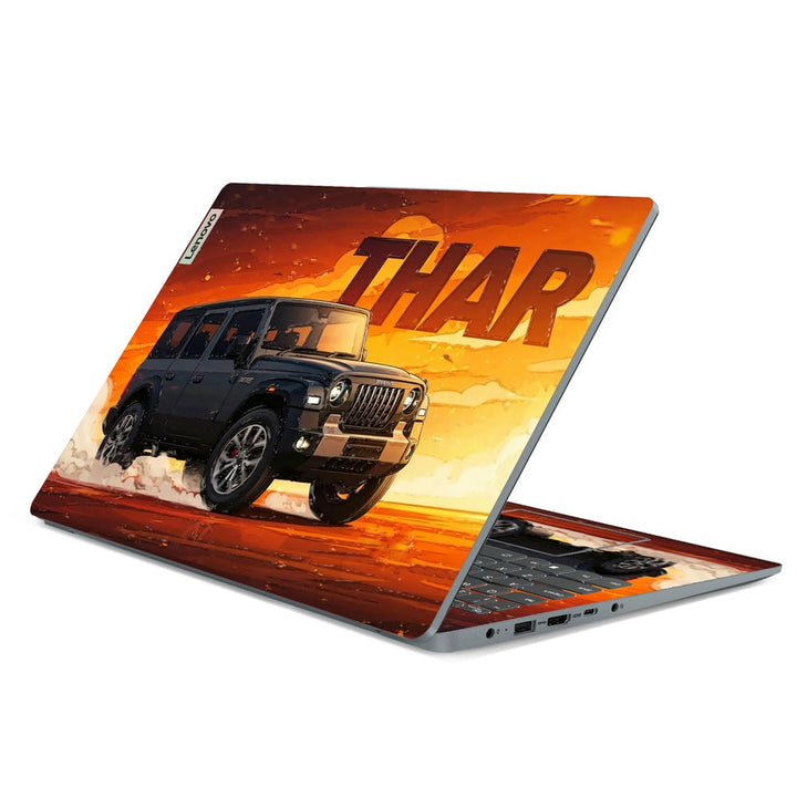 3D Embossed Laptop Skin - Thar Jeep Off-Road