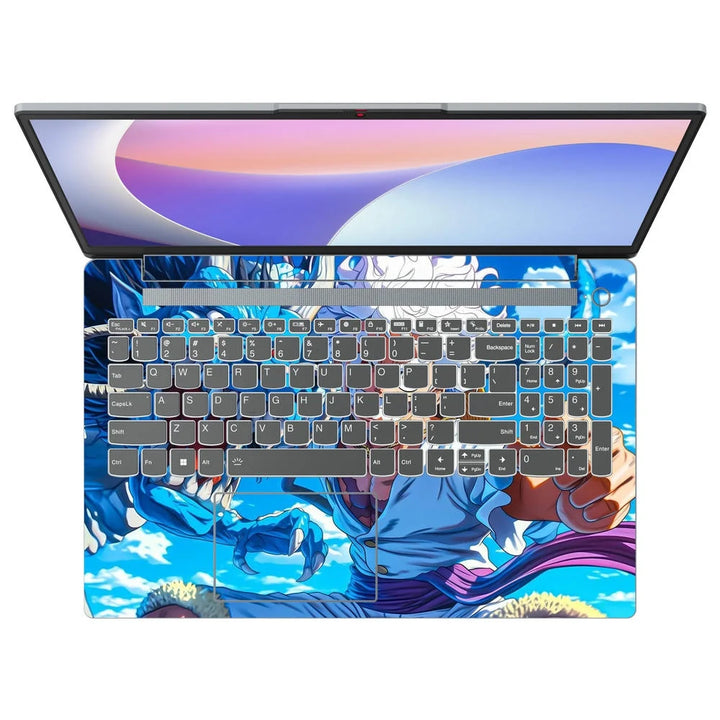 3D Embossed Laptop Skin - Luffy Dragon Art