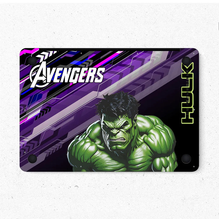 MacBook Laptop Skin - Hulk Comic Splash Purple Art