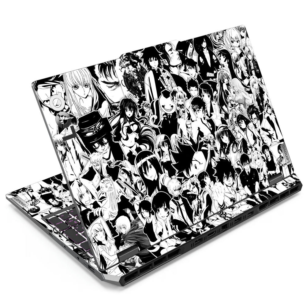 Shop Anime Sticker Bomb BW DS1 Laptop Skin for Lenovo LOQ Buy Online