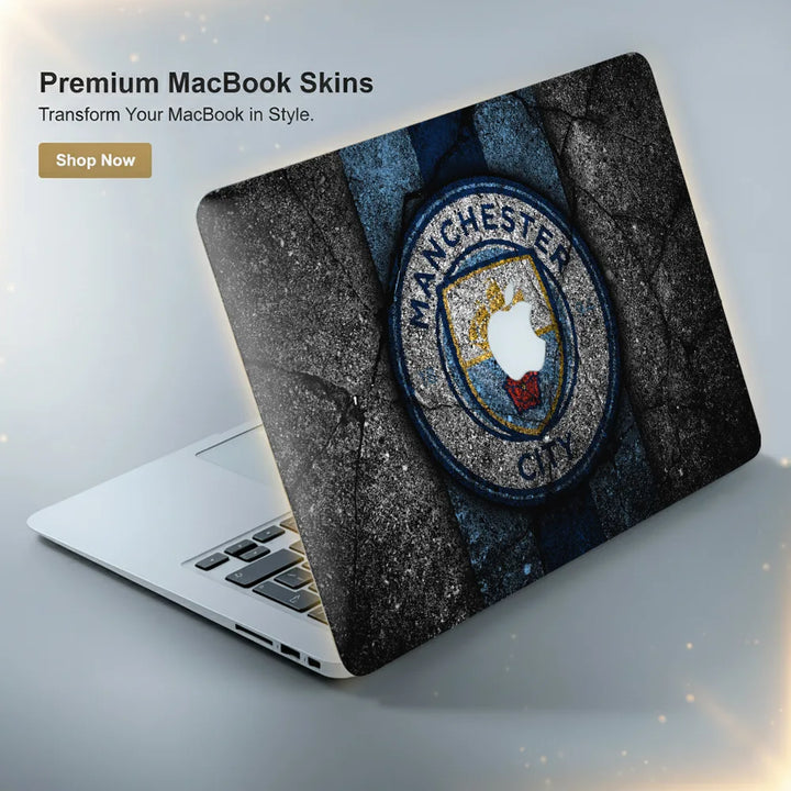 MacBook Laptop Skin - Man City Sky Blue Football Badge
