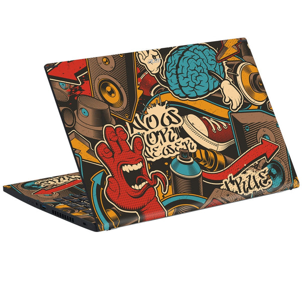 Acer Laptop Skin - Spray Brain Graffiti_UV