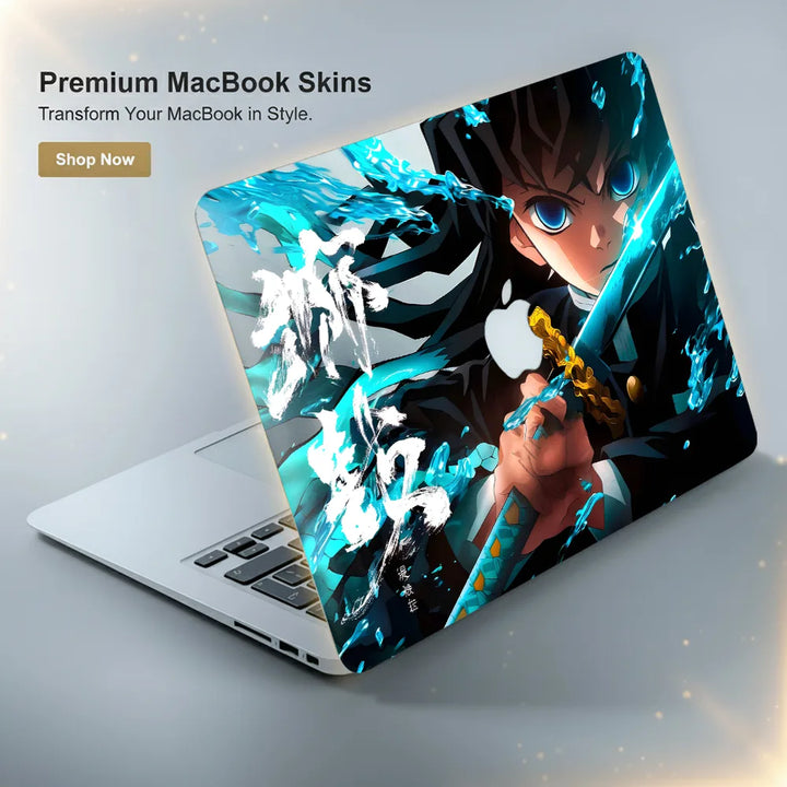 MacBook Laptop Skin - Muichiro Mist Breathing Blade