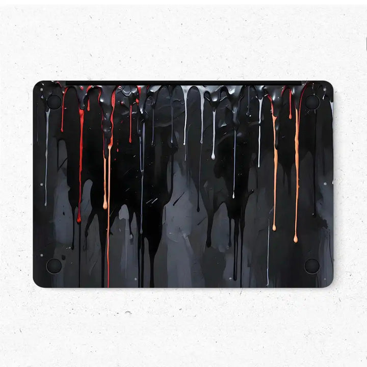 MacBook Laptop Skin - Vertical Neon Stripe Art Design