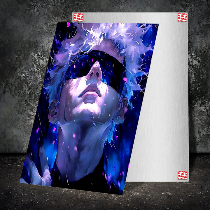 High-Quality Metal Posters - Anime Satoru Gojo SG07 | Vibrant Colors ...