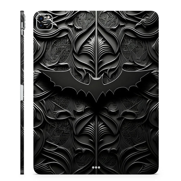 3D Embossed Tablet Skin Batman Dark Bat Logo Texture