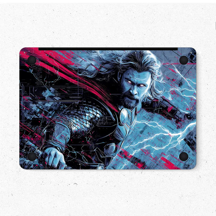 MacBook Laptop Skin - Thor Mjolnir Lightning Strike Art