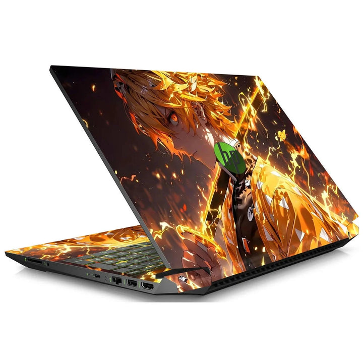 3D Embossed Laptop Skin - Zenitsu Agatsuma