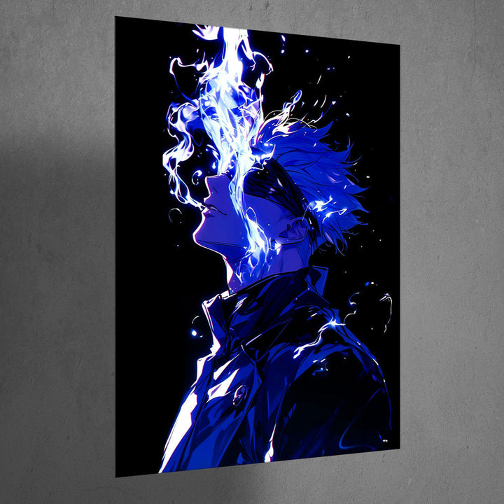 High-Quality Metal Posters - Anime Satoru Gojo SG01 | Vibrant Colors ...