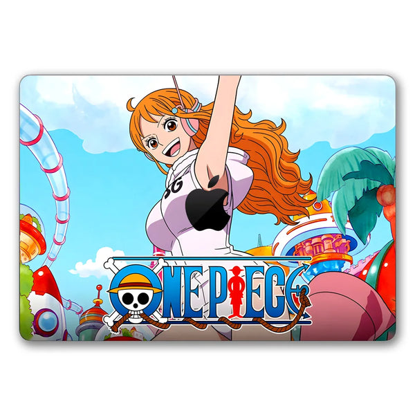 MacBook Laptop Skin - One Piece Nami Beach Pop Art