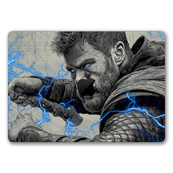 MacBook Laptop Skin - Thor Ragnarok Battle Axe Warrior