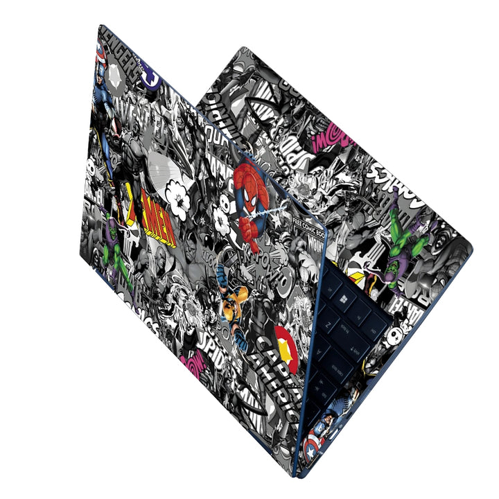 Sticker Bombing Notebook Shop Superheroes Sticker Bomb Laptop Skin | Buy Online Now – SkinsLegend