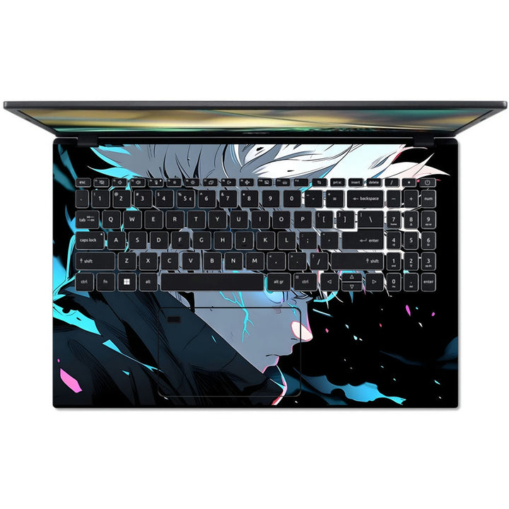 Gojo Computer Pointer Shop Satoru Gojo Acid Blue Eyes Jujutsu Kaisen Laptop Skin for Acer ...