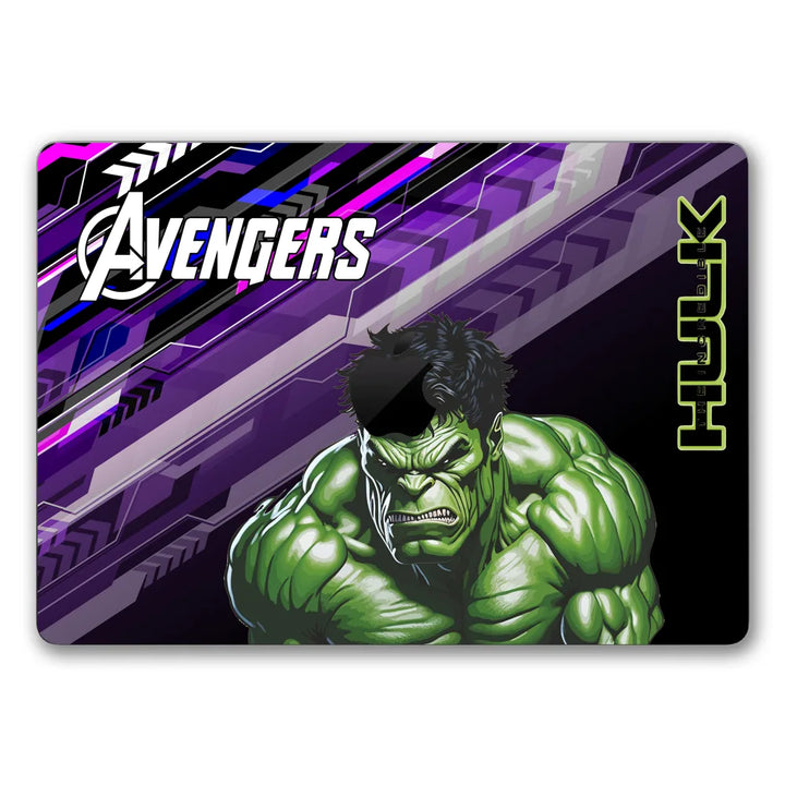 MacBook Laptop Skin - Hulk Comic Splash Purple Art