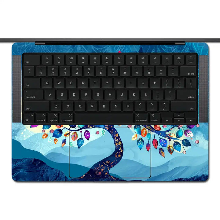 MacBook Laptop Skin - Whimsical Colorful Tree