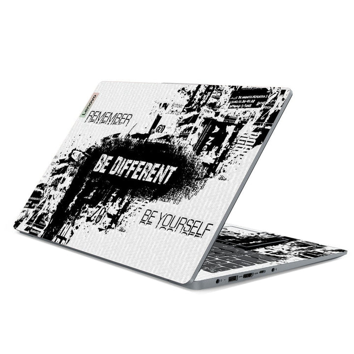 3D Embossed Laptop Skin - Be Different