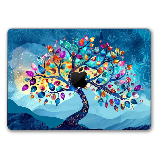 MacBook Laptop Skin - Whimsical Colorful Tree