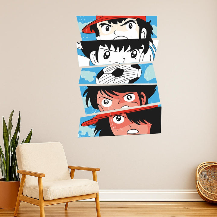 Retro Anime Panels Premium Large Size Wall Decal | Buy Online Now ...
