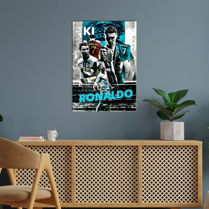 Metal Poster - Footballer Cristiano Ronaldo F06