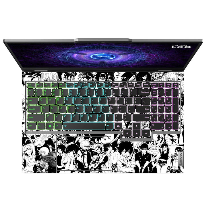 Shop Anime Sticker Bomb BW DS1 Laptop Skin for Lenovo LOQ Buy Online
