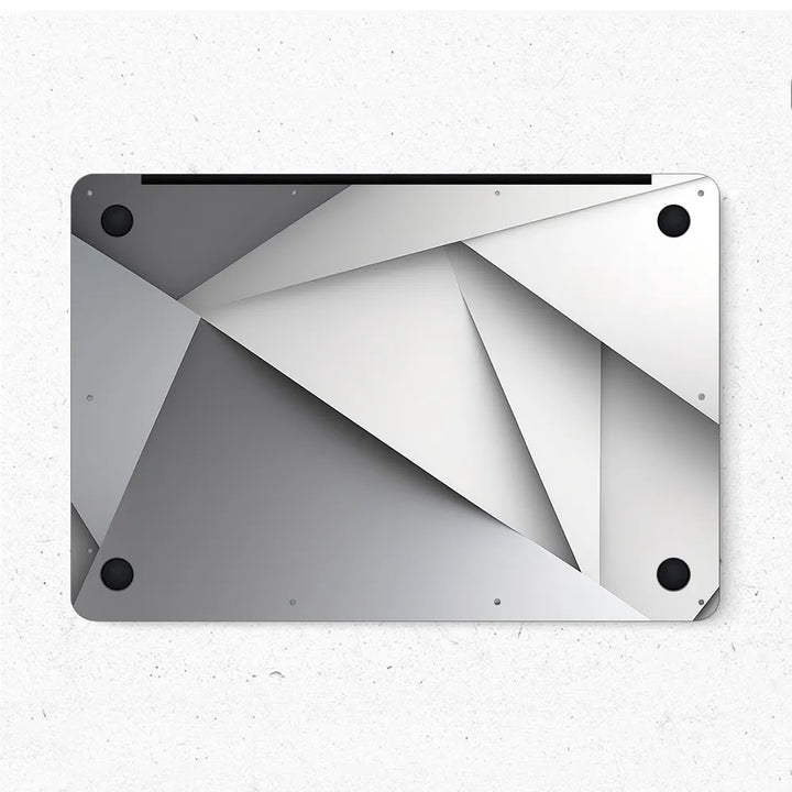 MacBook Laptop Skin - Modern Geometric Gray Art