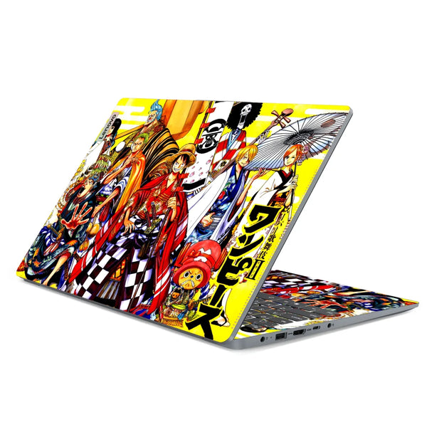 3M Material Textured Embossed Laptop Skin - One Piece Luffy Gear Five Battle