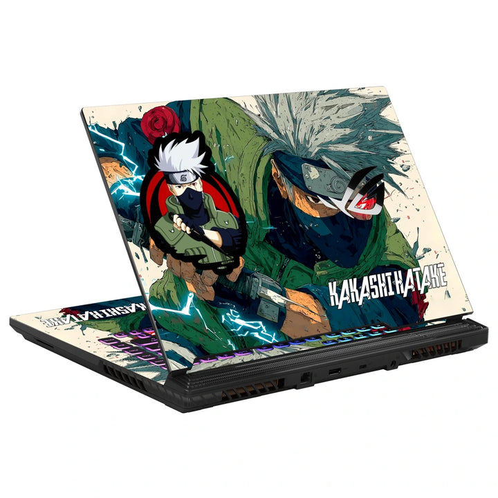 3M Material Textured Embossed Laptop Skin - Naruto Kakashi Hatake Manga Panel