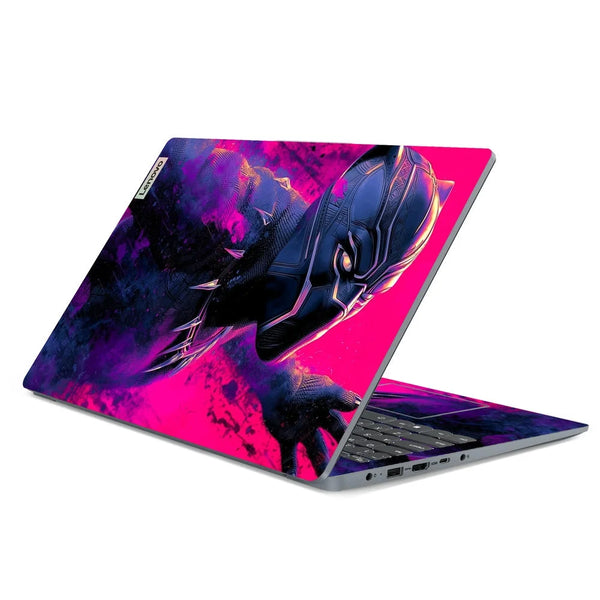 3D Embossed Laptop Skin - Leaping Black Panther