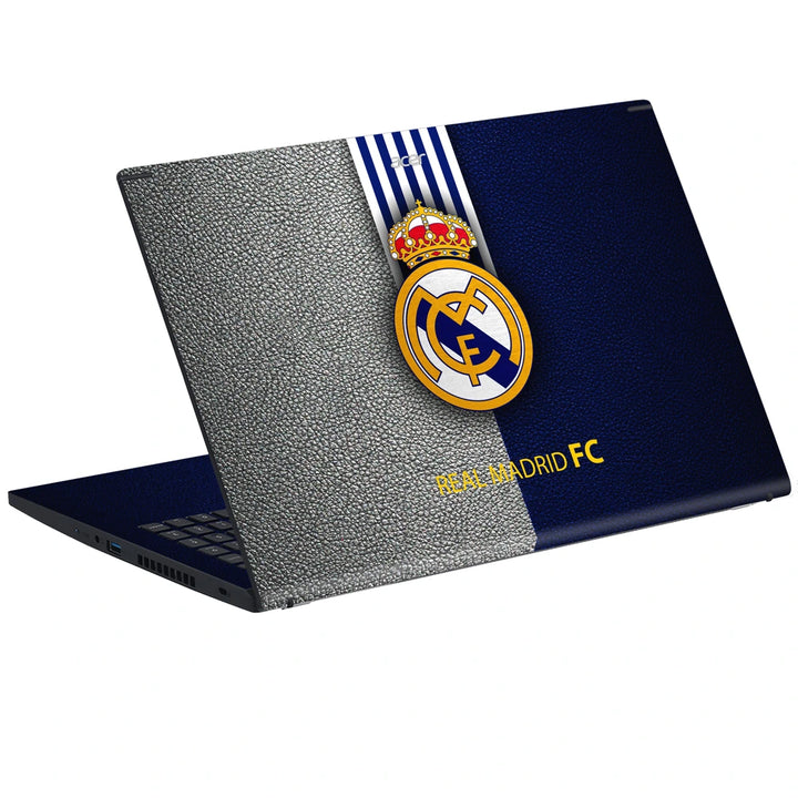 3M Material Textured Embossed Laptop Skin - Real Madrid FC Grunge Crest