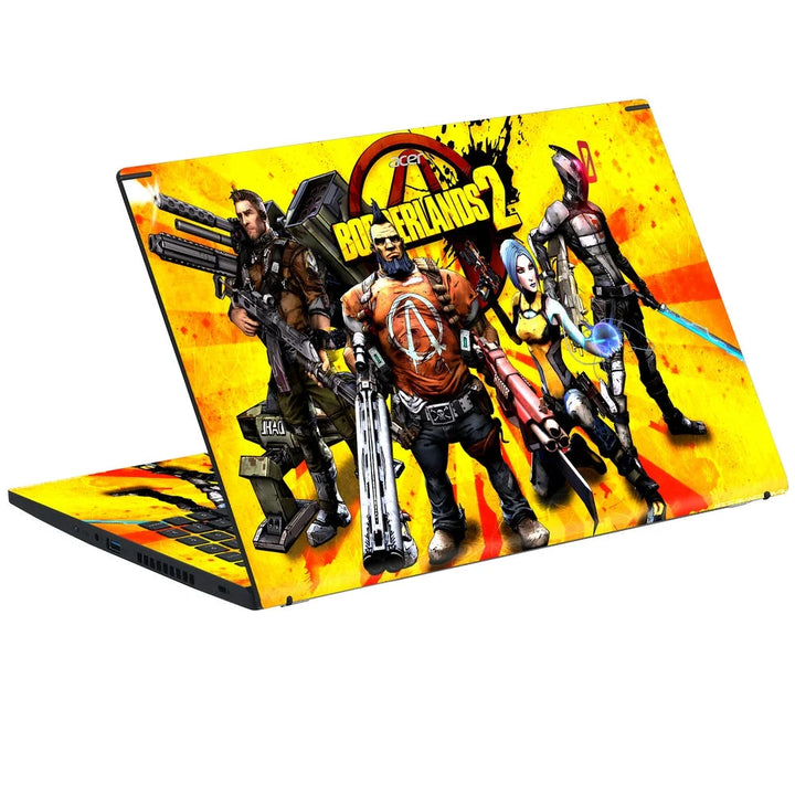 3D Embossed Laptop Skin - Superhero Team Art