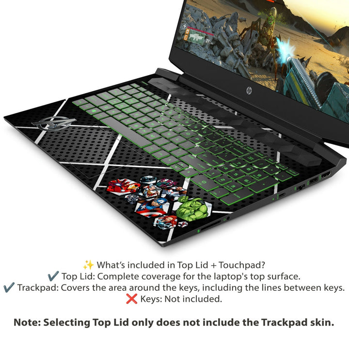 Shop Avengers Shield Team Laptop Skin for HP | Buy Online Now – SkinsLegend