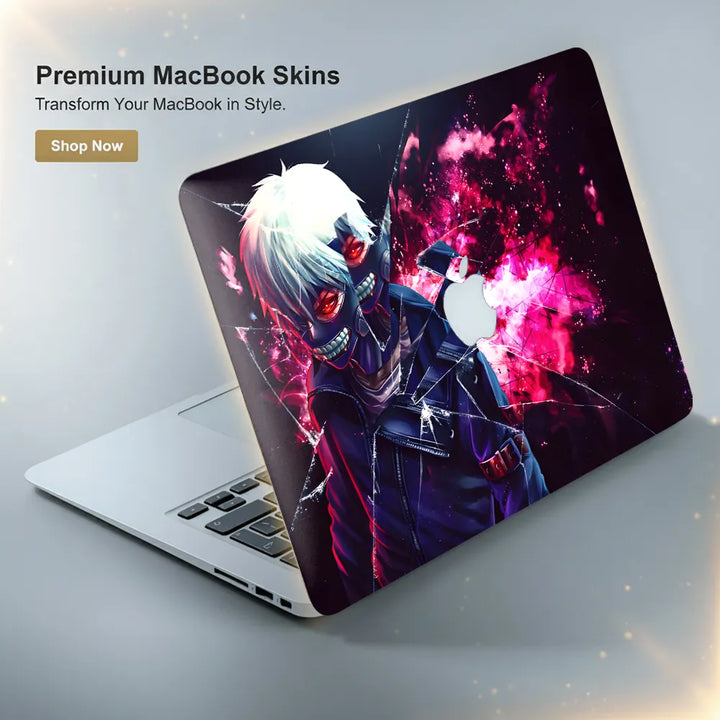 MacBook Laptop Skin - Kaneki Ken Broken Mask