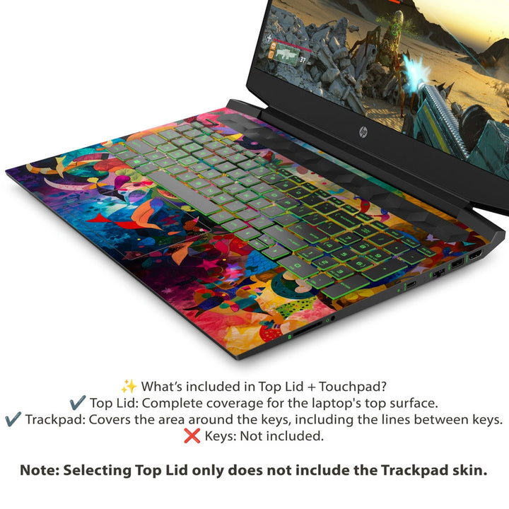 Shop Multicolor Swirl Art Abstract Laptop Skin for HP | Buy Online Now ...