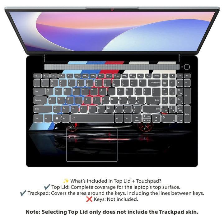 Lenovo Laptop Skin - BMW M Performance Black