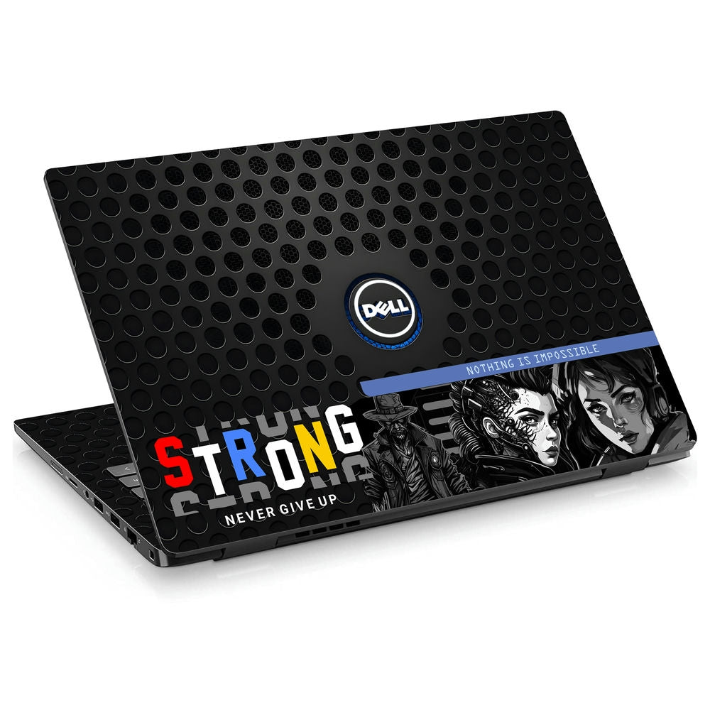 Shop Dell Strong Never Give Up Laptop Skin for Dell | Buy Online Now ...