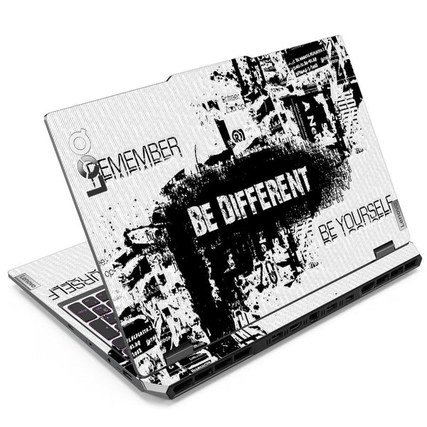 3D Embossed Laptop Skin - Be Different